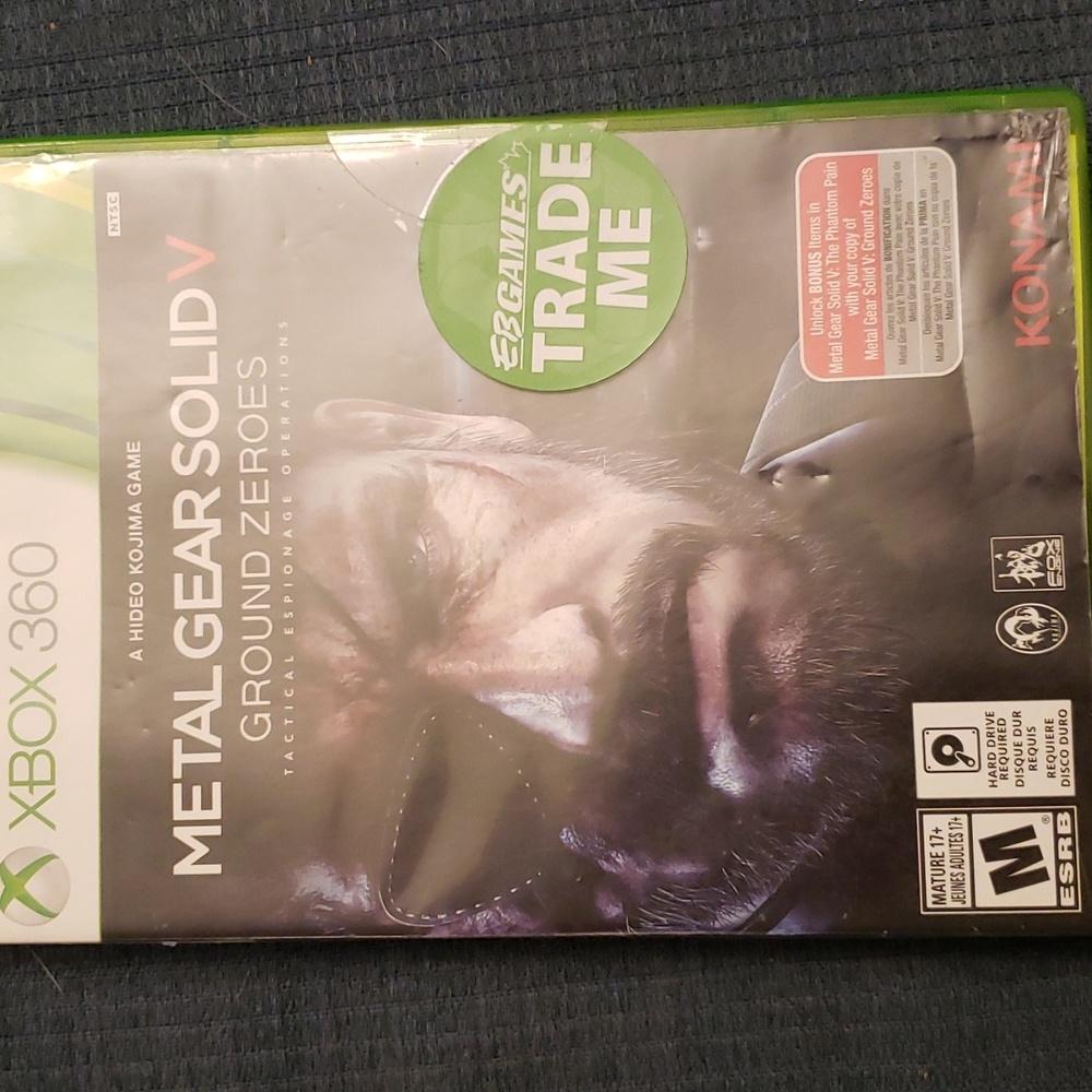 Xbox 360 metal gear solid V